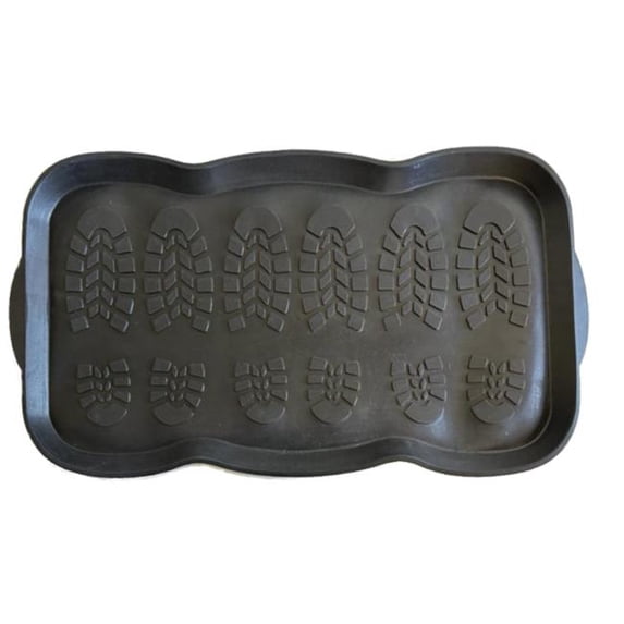 Imports Decor 840RBM 31.5 x 15.75 x 1 in. Boot Tray Rubber Mat - Black