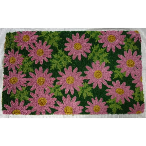 Imports Decor Daisy Floral Outdoor Door Mat