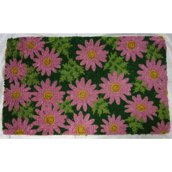 Imports Decor Daisy Floral Outdoor Door Mat