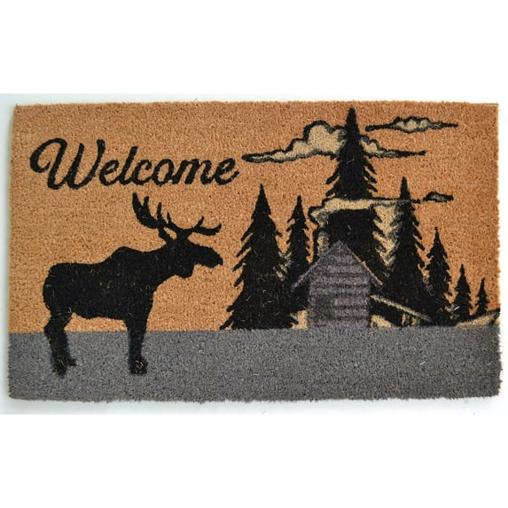 Moose Silhouette Brown, Black -575PVC