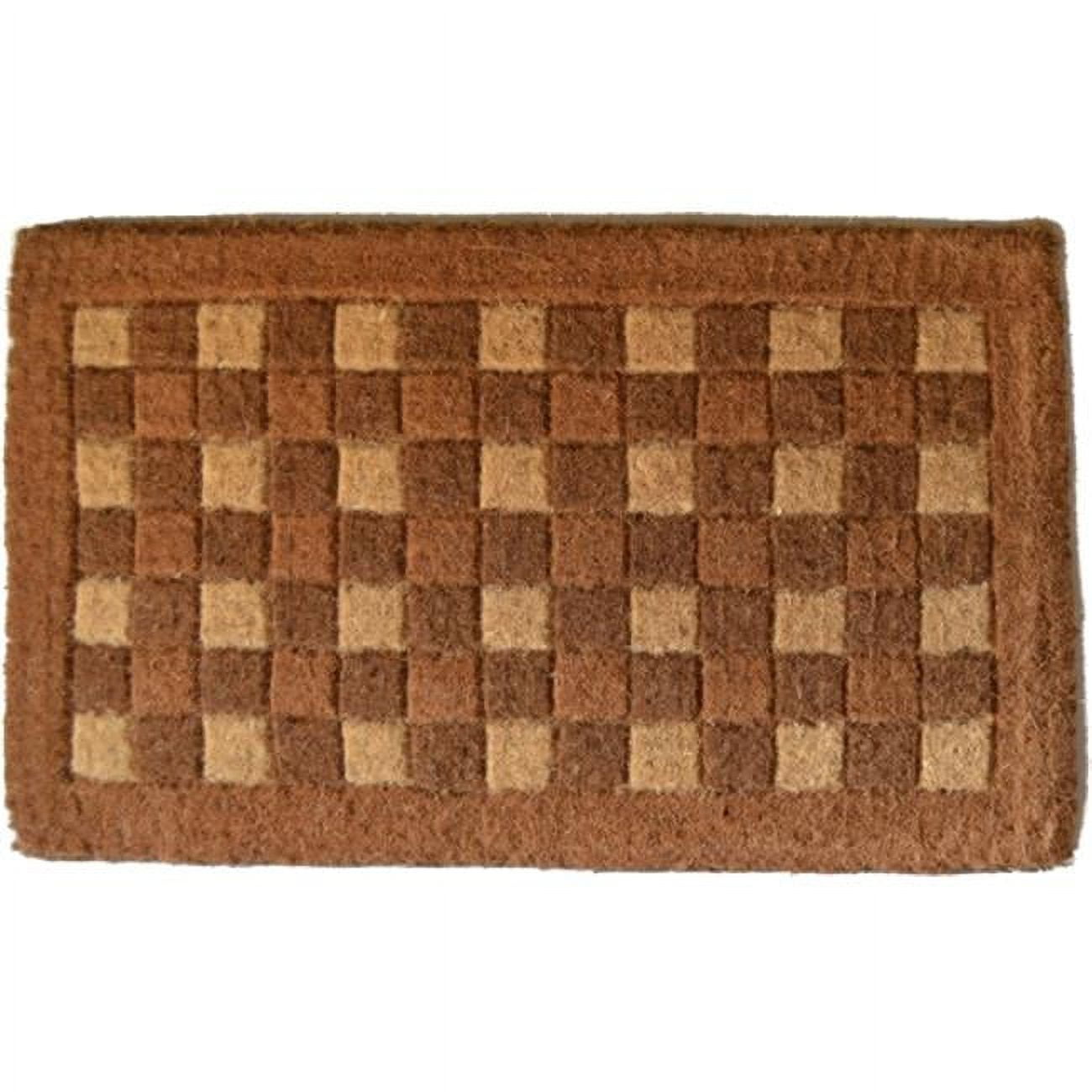 Imports Decor 687TCM Square Pattern Coir Doormat