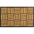 thumbnail image 1 of Imports Decor 701RBCM Rubber Back Coir Doormat- Basket Weave Pattern, 1 of 2