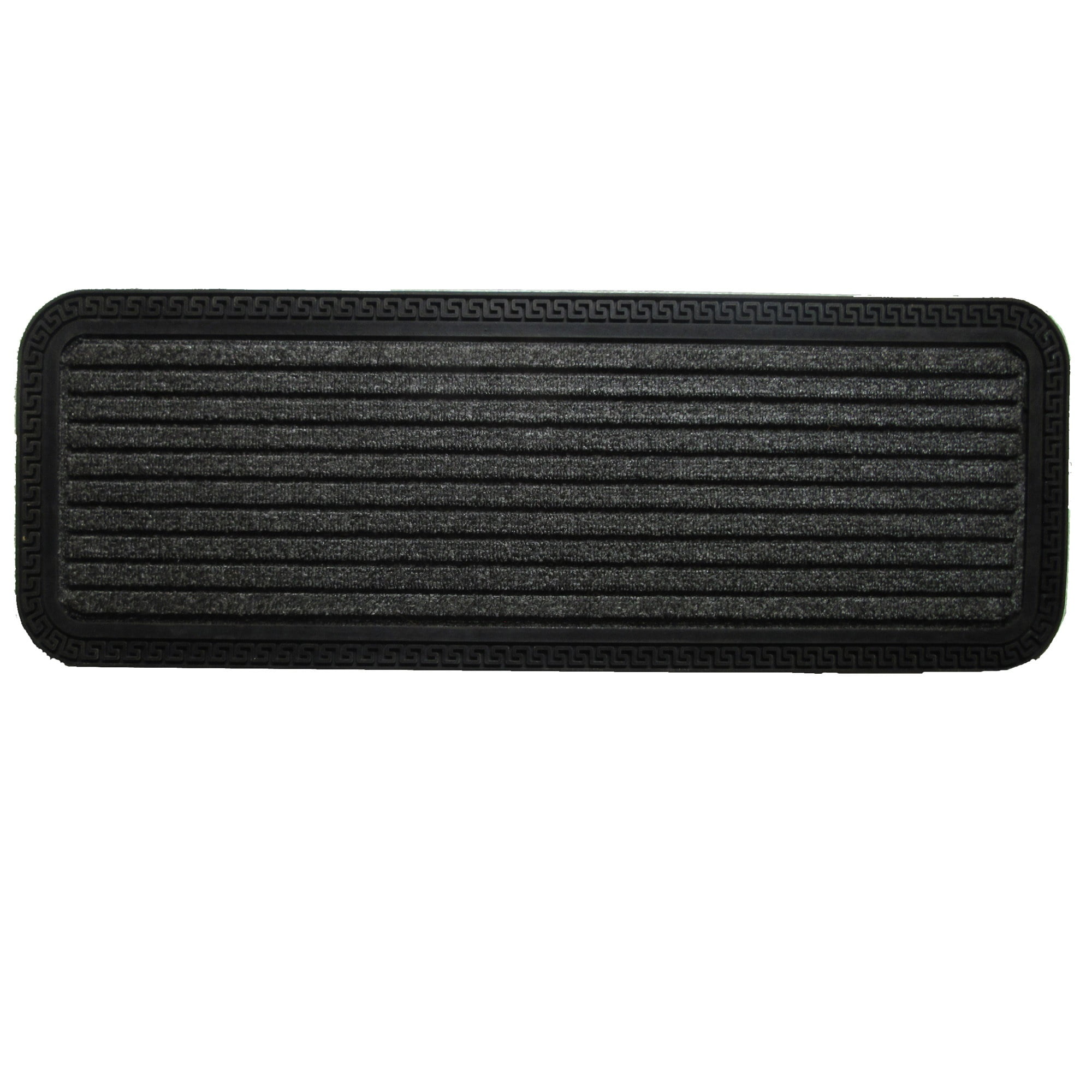 Gray Rubber Non-Slip Outdoor Step Mat 30" x 10"