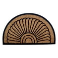 thumbnail image 1 of Imports Decor Half-round Rubber Back Coir Doormat, Sunrise, 24-Inch by 36-Inch, 1 of 2
