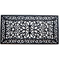 thumbnail image 1 of Imports Decor Inc Black Rectangular Skid Free Rubber Mat 48" x 24", 1 of 2