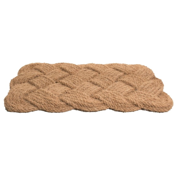 Imports Décor Natural Rope Jute Rug, 18" x 30" – Durable Eco-Friendly Entryway & Accent Rug