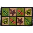 thumbnail image 1 of Imports Decor Inc 30" Green and Brown Rectangular Dragonfly Basic Coir Door Mat, 1 of 2