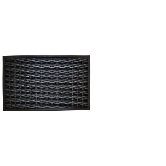 Imports Decor Rubber Doormat, 30" by 18" by 1/2", Woven