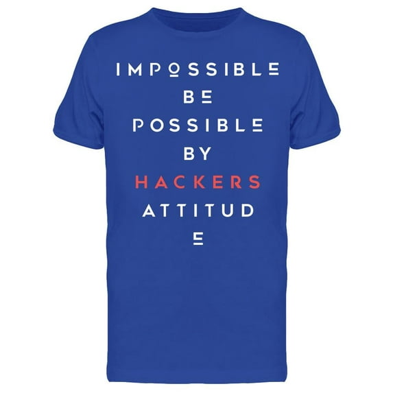 Impossible Be Possible T-Shirt Men -Image by Shutterstock, Male Large