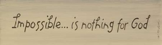 Impossible Canvas Art - Karen Tribbet (12 x 36)
