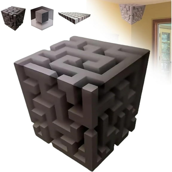 Impossible Corner Wall Art, Impossible Corners – Wall Art That Reshapes Reality, Modern Home Decor for Living Room, Office, Dorm (B-1)