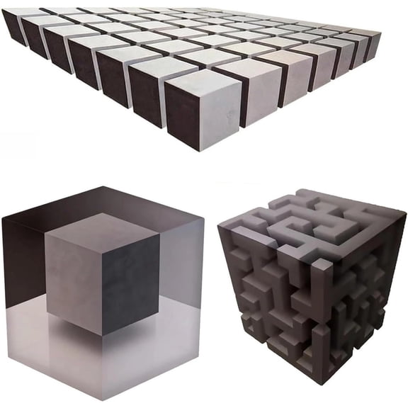 Impossible Corners – Wall Art That Reshapes Reality, 3D Wall Art Optical Illusion Corner Wall Decal, Impossible Corners Wall Art 3D Stereoscopic Cube Wall Stickers for Home Decor