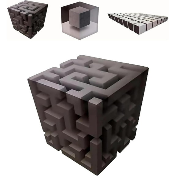 Impossible Corners – Wall Art That Reshapes Reality, 3D Wall Art Optical Illusion Corner Walls Decal, Novelty Corners Walls Stick with Peel and Stick Cube Design for Room and Office Decor (aaa)