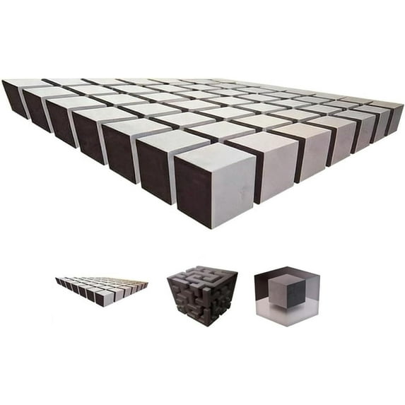 Impossible Corners Wall Sticker – Wall Art That Reshapes Reality, 3D Wall Art Optical Illusion Corner Wall Decal, Large Easy Peel and Stick Cube Wall Decal, Modern Abstract Home Decor(C-1PCS)