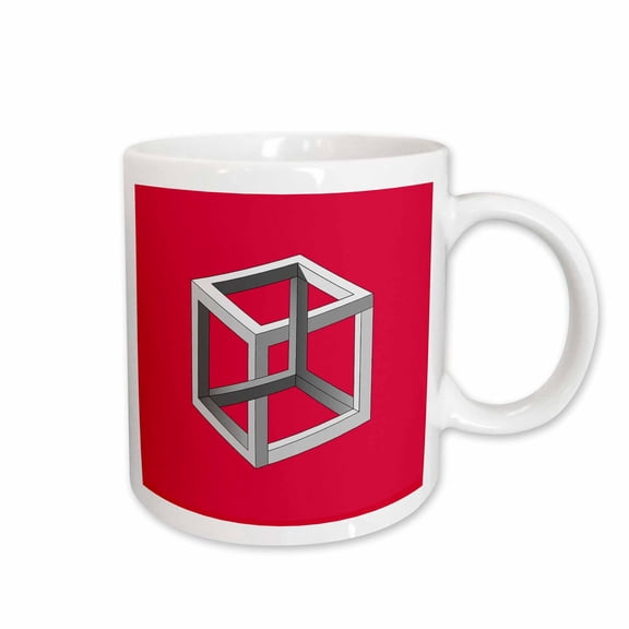 3drose, Impossible Cube, 15oz Mug