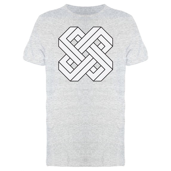 Impossible Cube Design T-Shirt Men -Image by Shutterstock, Male XX-Large