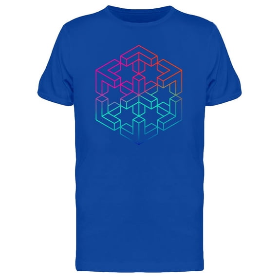 Impossible Cube Gradient Color Tee Men's -Image by Shutterstock