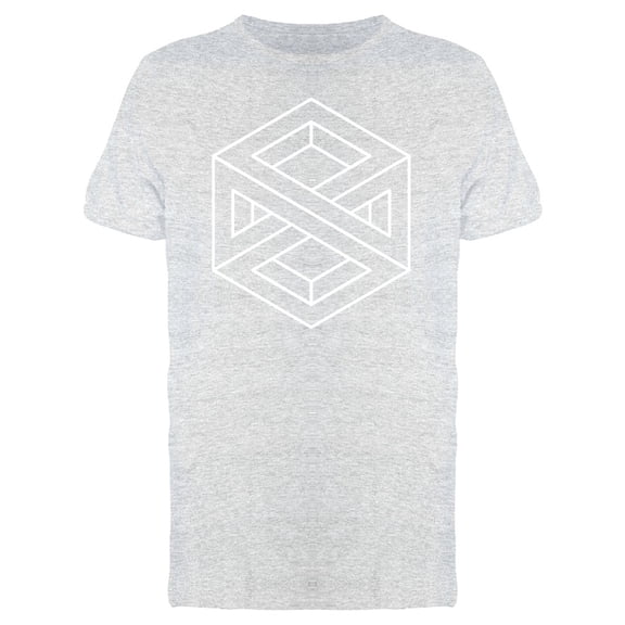 Impossible Cube Hipster Art T-Shirt Men -Image by Shutterstock, Male Large