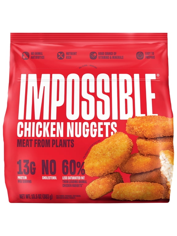 Impossible Chicken Nuggets Meat From Plants, 13.5 oz
