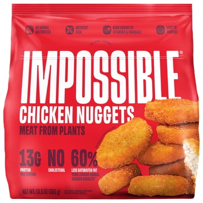 Impossible Chicken Nuggets Meat From Plants, 13.5 oz