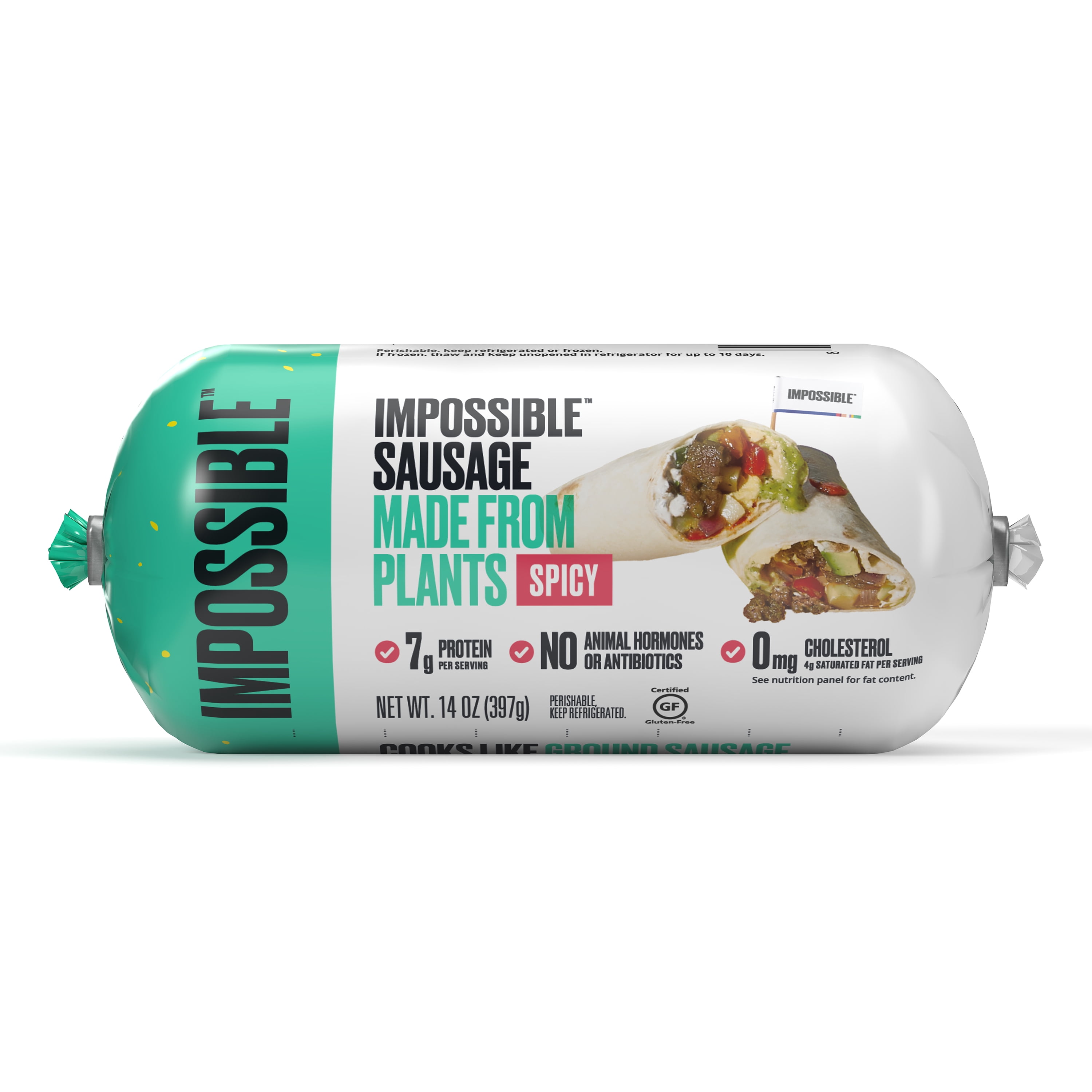 Impossible Foods Plant Based Spicy Sausage, 14oz