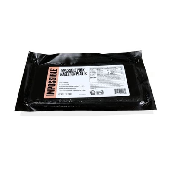 Impossible Ground Pork Made From Plants, 2.2 Pound -- 6 per case