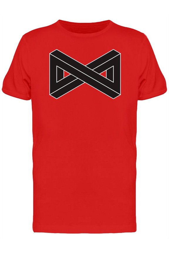 Impossible Infinity Shape T-Shirt Men -Image by Shutterstock, Male Small
