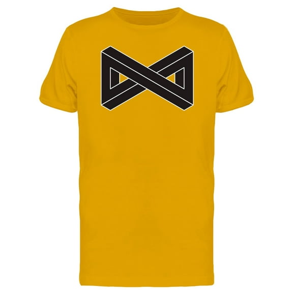 Impossible Infinity Shape T-Shirt Men -Image by Shutterstock, Male XX-Large