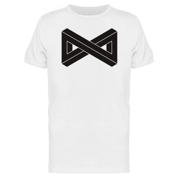 Impossible Infinity Shape T-Shirt Men -Image by Shutterstock, Male x-Large