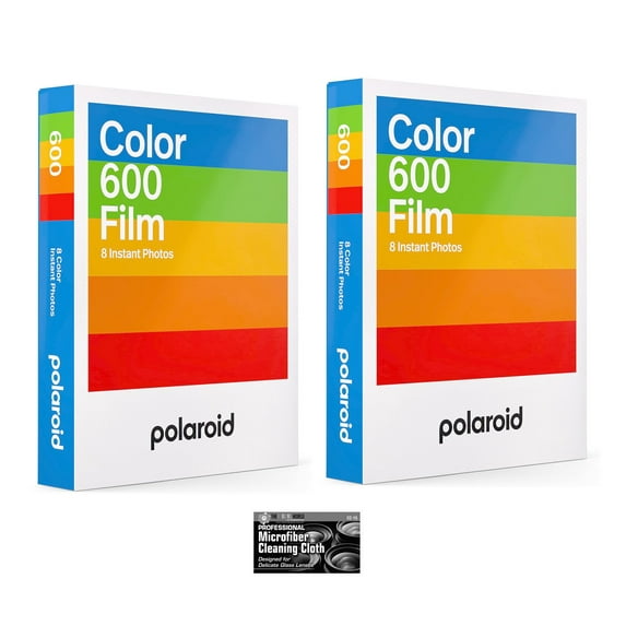 Impossible/Polaroid Instant Color Film for Polaroid 600 and Polaroid Originals OneStep Cameras - 2 Pack