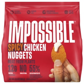 Impossible Foods Spicy Chicken Nuggets Meat from Plants, Fully Cooked, 13.5 oz