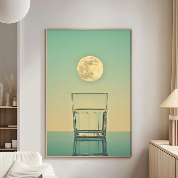 Impossible Staircase Wall Art Print, Minimal Surreal Architecture Poster, Contemporary Decor Poster Unframed Paper Print