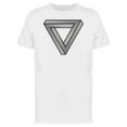 thumbnail image 1 of Impossible Triangle Line Art T-Shirt Men -Image by Shutterstock, Male x-Large, 1 of 2
