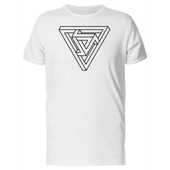 Impossible Triangle Penrose T-Shirt Men -Image by Shutterstock, Male Large