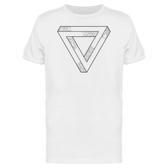 Impossible Triangle Sketch T-Shirt Men -Image by Shutterstock, Male 4X-Large
