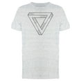 thumbnail image 1 of Impossible Triangle Sketch T-Shirt Men -Image by Shutterstock, Male Large, 1 of 2