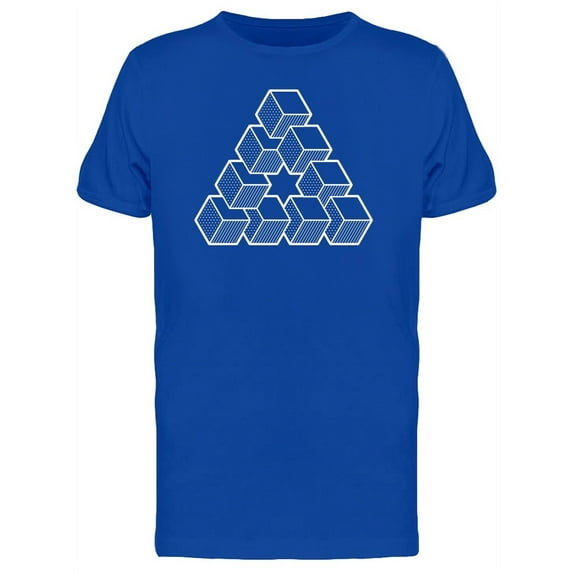 Impossible Triangle With Star T-Shirt Men -Image by Shutterstock, Male Medium
