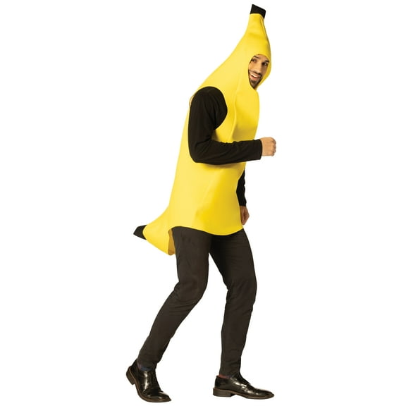 Imposta Costumes Backward Banana Halloween Costume, Yellow, Adult One Size, R1427-OS