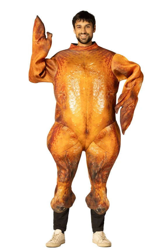 Costumes Cooked Turkey Thanksgiving Halloween Costume, Brown, Adult One Size, 30019-OS