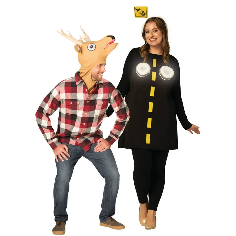 Imposta Costumes Deer in Headlights Couple Halloween Costume