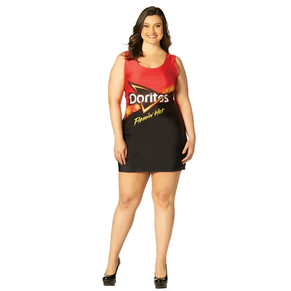 Imposta Costumes Doritos Flamin' Hot Dress Halloween Costume, Red, Women's Size 12-16, 30073-LXL