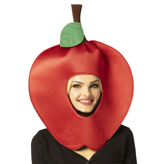 Imposta Costumes Red Apple Headpiece Halloween Costume, Red, Men and Women, One Size Fits Most, 30180-OS
