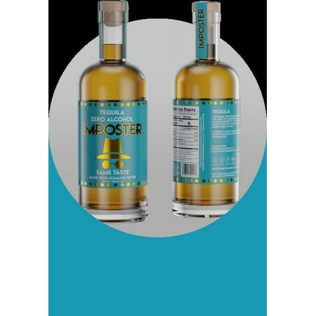 Imposter Beverages, Tequila, 750ml Bottle, 0% Alcohol