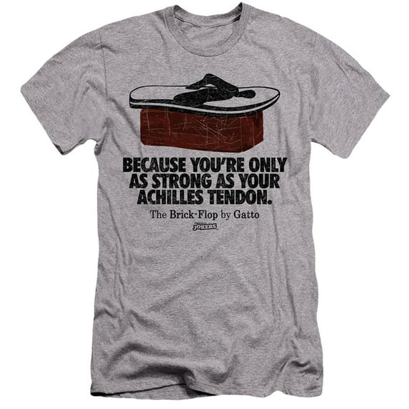 Impractical Jokers Brick Flop Premium S/S Adult 30/1 T-Shirt Athletic Heather