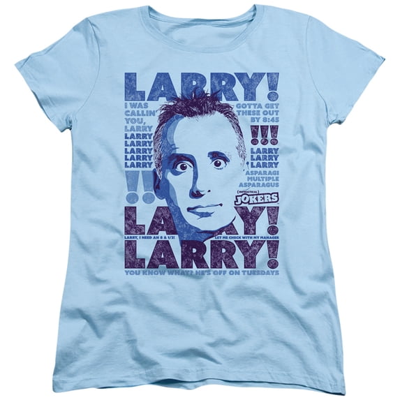 Impractical Jokers Larry S/S Women's T-Shirt Light Blue