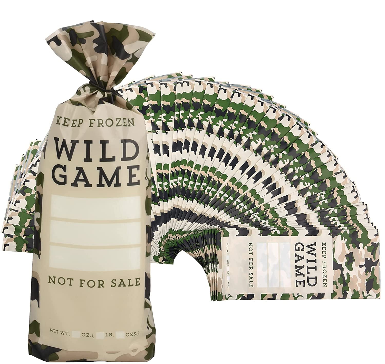 Impresa 120-Pack Wild Game Bags for Freezer Storage