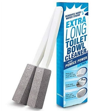 Impresa 2-Pack Extra Long Handled Pumice Stone Toilet Bowl Cleaner
