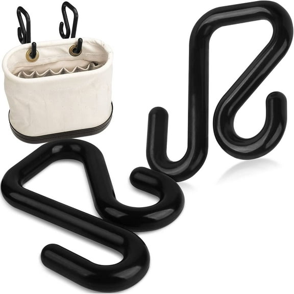 Impresa 2-Pack Lineman Nylon Bucket Hooks to Secure Tool Apron or Oval Bag