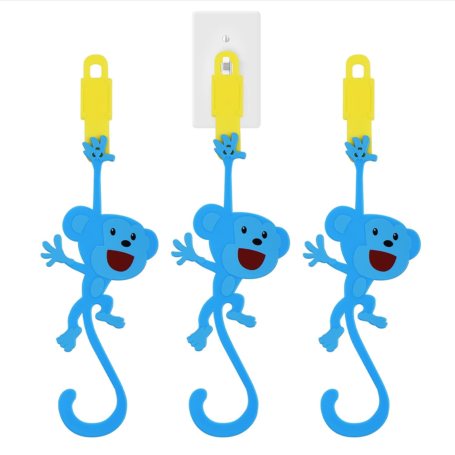 Impresa [3 Pack] Monkey Light Switch Extender for Kids with Easy Grab