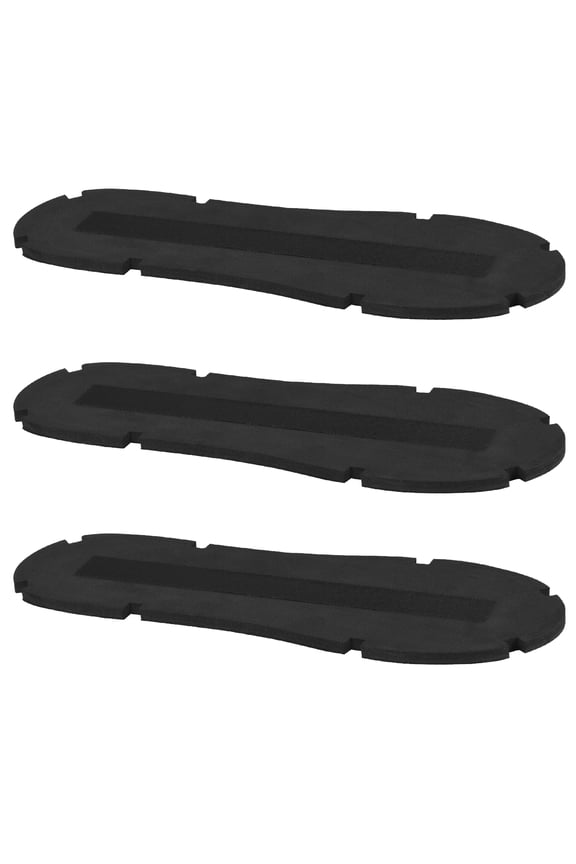 Shoe Inserts Compatible with EVENup - Medium, Black, Pack of 3 Leg Length Balance for Walking Boot - Adjustable Hook-&-Loop Shoe Lift - Shock-Absorbing Insoles for Women